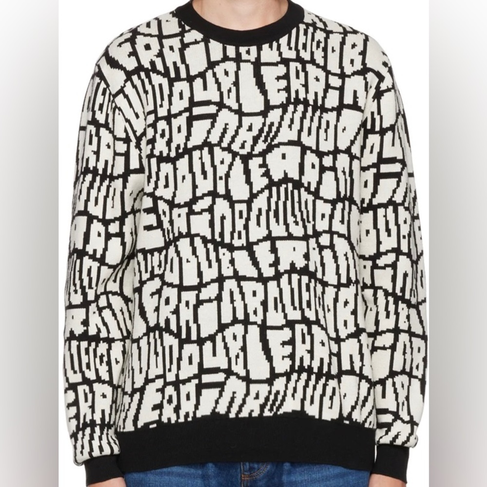 DOUBLE RAINBOUU
Black Cotton Sweater